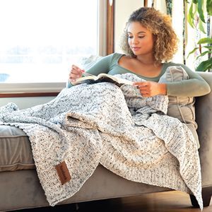 Heather Knit Blanket