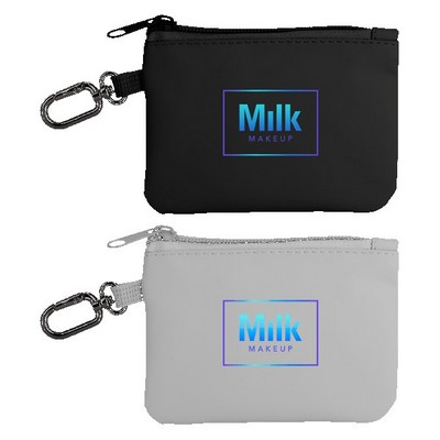 Benton Rectangle Recycled PU Zip Pouch