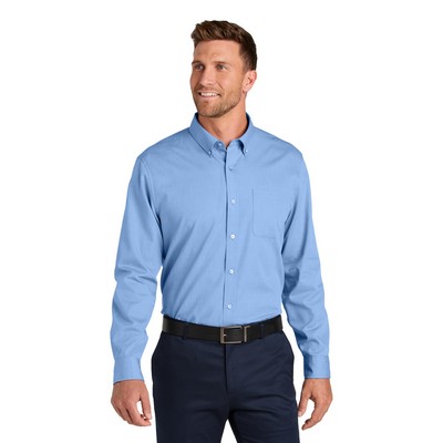 Port Authority® Long Sleeve Nailhead Easy Care Shirt